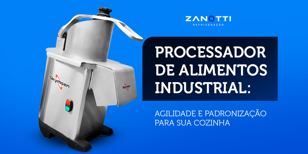Processador de alimentos industrial: agilidade e padronização para sua cozinha